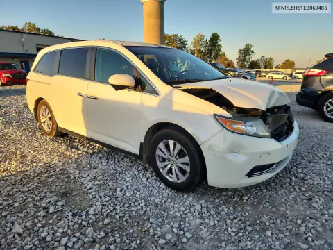 2014 Honda Odyssey Exl VIN 5FNRL5H61EB069485 фото 4