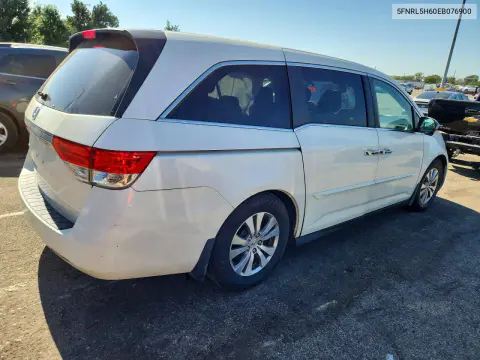 2014 Honda Odyssey Exl VIN 5FNRL5H60EB076900 фото 3