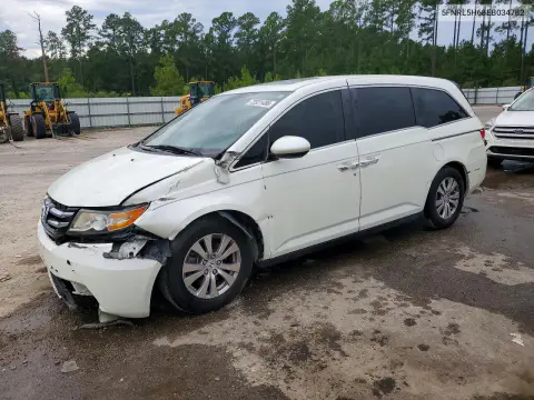 2014 Honda Odyssey Exl VIN 5FNRL5H68EB034782 фото 1