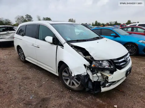5FNRL5H9XEB113851 — 2014 Honda Odyssey, фото 4 с аукциона Copart, Передняя часть