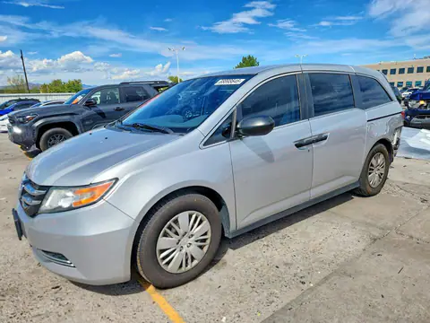 5FNRL5H20FB043734 — 2015 Honda Odyssey, ЗАДНЯЯ ЧАСТЬ (Rear End), фото до ремонта