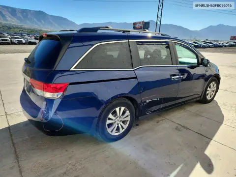 2015 Honda Odyssey Exl VIN 5FNRL5H60FB096016 фото 3