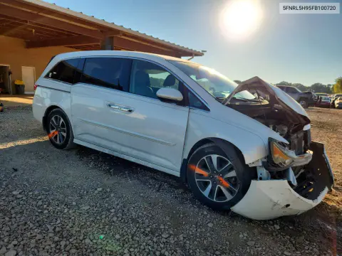 2015 Honda Odyssey Touring VIN 5FNRL5H95FB100720 фото 4