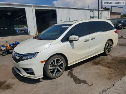 5FNRL6H91JB086510 — 2018 Honda Odyssey, Side, before-repair photos