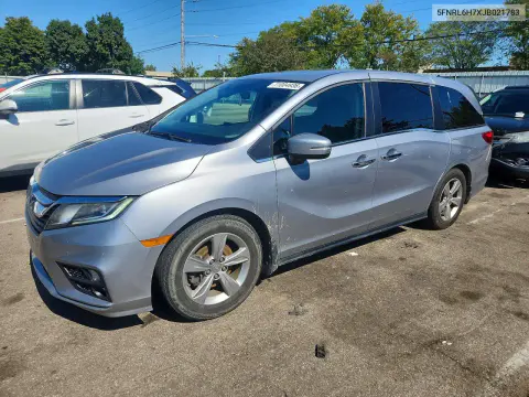 5FNRL6H7XJB021783 — 2018 Honda Odyssey, Задняя часть, фото до ремонта