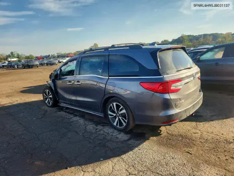 2018 Honda Odyssey Elite VIN 5FNRL6H95JB031137 фото 2