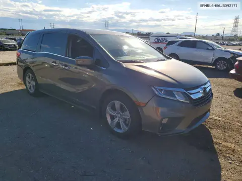2018 Honda Odyssey Ex VIN 5FNRL6H56JB092171 фото 4