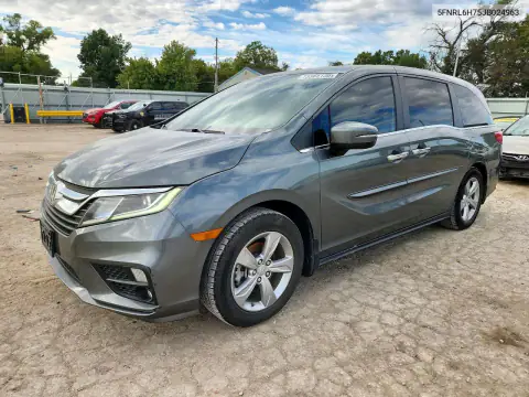 5FNRL6H75JB024963 — 2018 Honda Odyssey, БОКОВАЯ ЧАСТЬ, фото до ремонта
