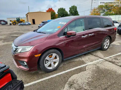 5FNRL6H79KB129717 — 2019 Honda Odyssey, Підтоплення, фото до ремонту