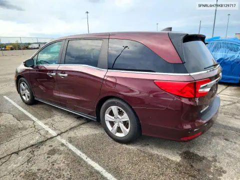 5FNRL6H79KB129717 — 2019 Honda Odyssey, фото 2 з Copart 23.10.2026, Підтоплення