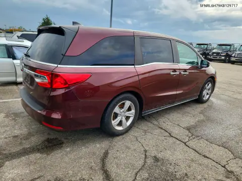 5FNRL6H79KB129717 — 2019 Honda Odyssey, фото 3 з Copart 23.10.2026, Підтоплення
