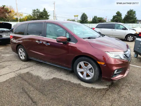 5FNRL6H79KB129717 — 2019 Honda Odyssey, фото 4 з Copart 23.10.2026, Підтоплення