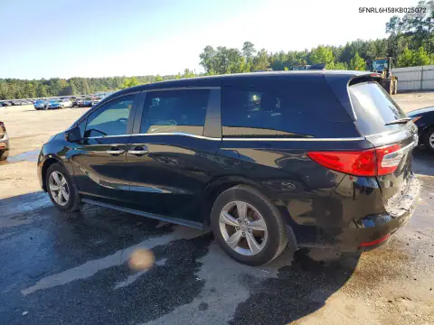 5FNRL6H58KB025072 — 2019 Honda Odyssey, фото 2 з Copart, Передня частина