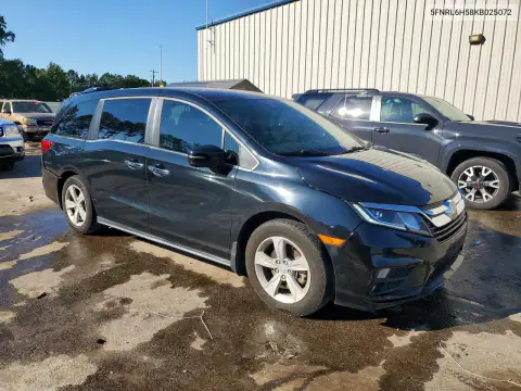 5FNRL6H58KB025072 — 2019 Honda Odyssey, фото 4 з Copart, Передня частина