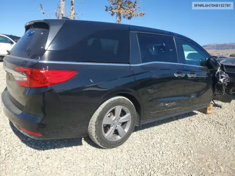 5FNRL6H70KB132781 — 2019 Honda Odyssey, zdjęcie 3 z Copart, Przód