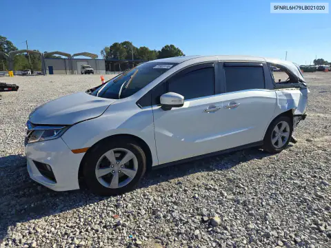 5FNRL6H79LB021020 — 2020 Honda Odyssey, Parte trasera, fotos antes de reparar