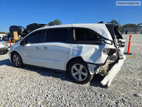 5FNRL6H79LB021020 — 2020 Honda Odyssey, photo 2 from Copart, Rear end