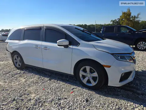 5FNRL6H79LB021020 — 2020 Honda Odyssey, photo 4 from Copart, Rear end