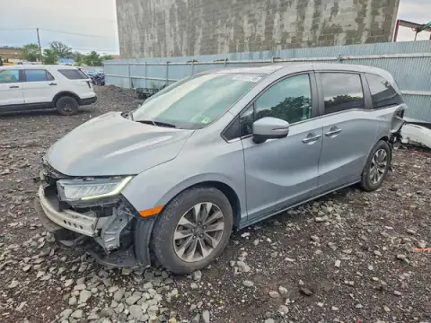 5FNRL6H79MB030897 — 2021 Honda Odyssey, ПЕРЕДНЯЯ ЧАСТЬ (Front End), фото до ремонта