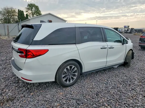 5FNRL6H7XMB012232 — 2021 Honda Odyssey, фото 3 с аукциона Copart, Передняя часть