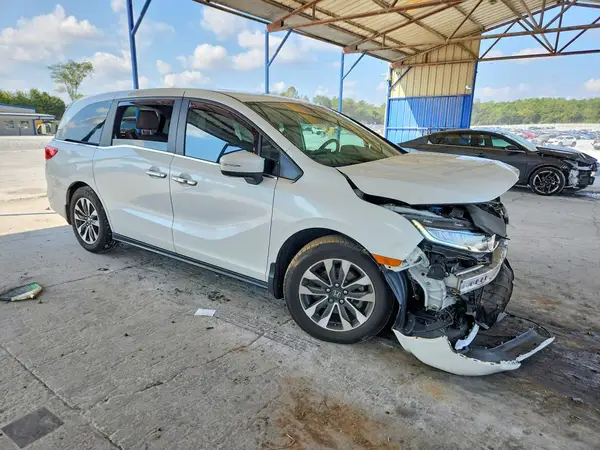 5FNRL6H7XMB004437 — 2021 Honda Odyssey, фото 4 с аукциона Copart, Передняя часть