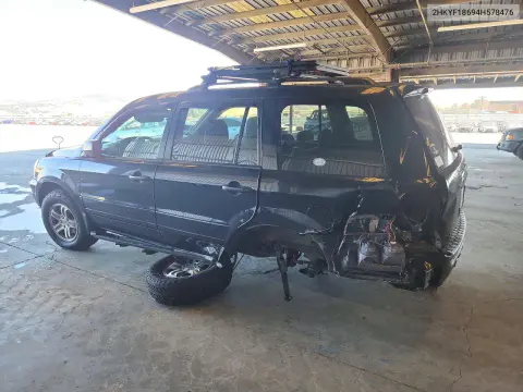 2004 Honda Pilot Exl VIN 2HKYF18694H578476 фото 2