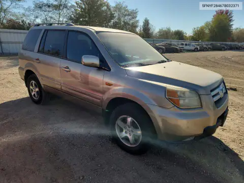 5FNYF28467B032371 — 2007 Honda Pilot, zdjęcie 4 z Copart 27.10.2026, Normalne zużycie