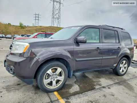 2013 Honda Pilot Exl VIN 5FNYF4H59DB016830 фото 1