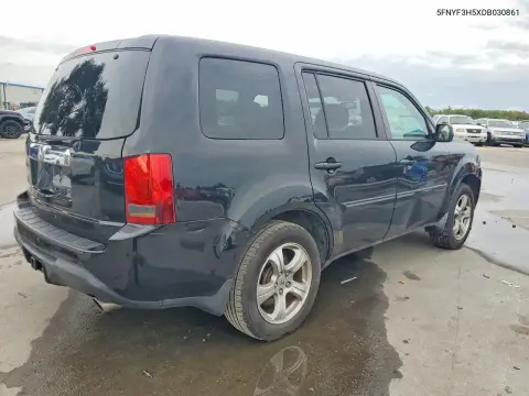 2013 Honda Pilot Exl VIN 5FNYF3H5XDB030861 фото 3