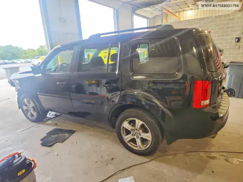 2014 Honda Pilot Exln VIN 5FNYF4H75EB021798 фото 2