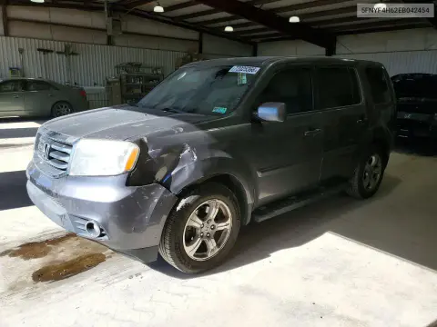 5FNYF4H62EB042454 — 2014 Honda Pilot, Передняя часть, фото до ремонта