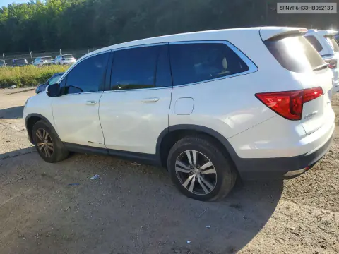 2017 Honda Pilot Ex VIN 5FNYF6H33HB052139 фото 2