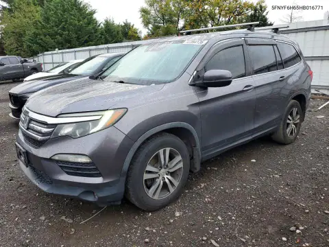 5FNYF6H65HB016771 — 2017 Honda Pilot, Механические повреждения, фото до ремонта