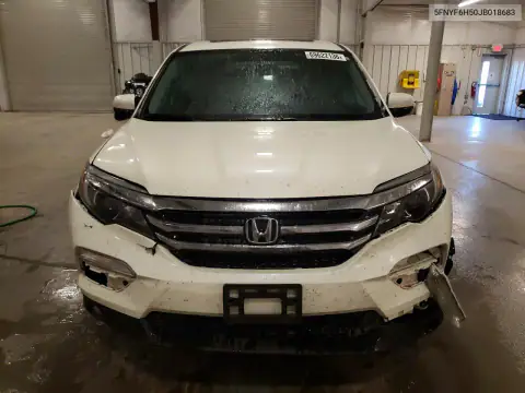 5FNYF6H50JB018683 — 2018 Honda Pilot, ფოტო 5, Copart, წინა ნაწილი