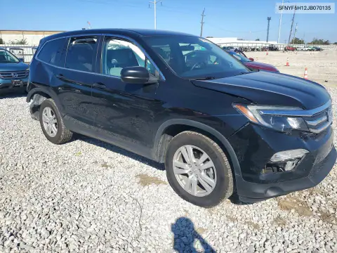 5FNYF6H12JB070135 — 2018 Honda Pilot, photo 4 from Copart, Rear end