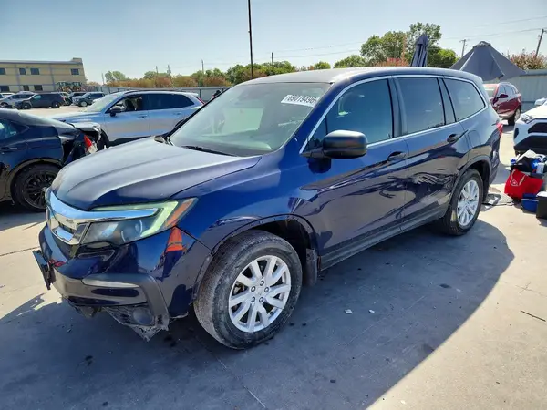 5FNYF5H18KB014342 Honda Pilot 2019 — повреждение Передняя часть, фото до ремонта