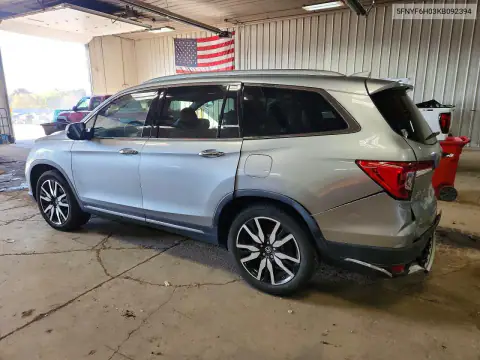 5FNYF6H03KB092394 — 2019 Honda Pilot, zdjęcie 2 z Copart, Tył