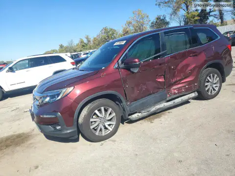 5FNYF6H34KB090258 — 2019 Honda Pilot, Side, before-repair photos