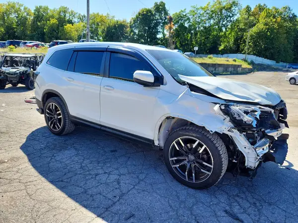 5FNYF6H51MB051552 — 2021 Honda Pilot, photo 4 from Copart, Front end