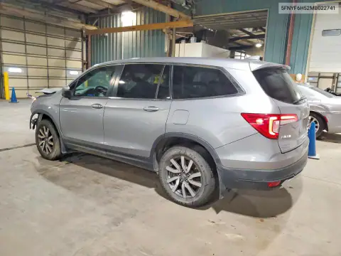 5FNYF6H52MB022741 — 2021 Honda Pilot, photo 2 from Copart, All-over damage
