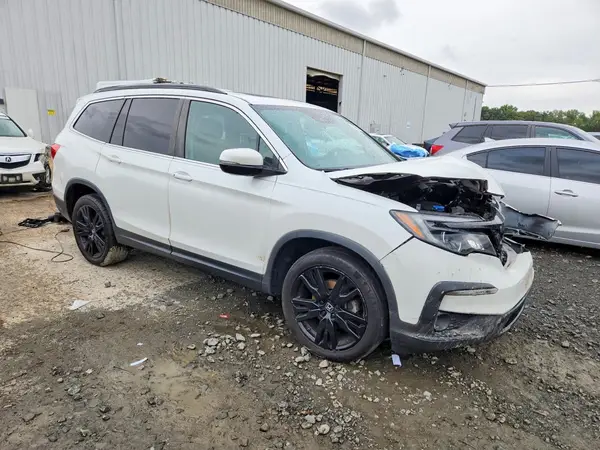 5FNYF6H24MB047419 — 2021 Honda Pilot, photo 4 from Copart, Front end