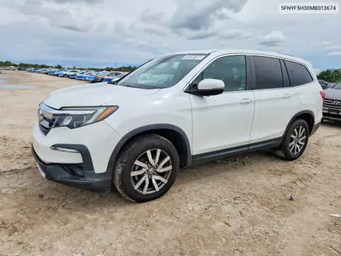 5FNYF5H30MB013674 — 2021 Honda Pilot, Drobne wgniecenia i rysy, zdjęć przed naprawą
