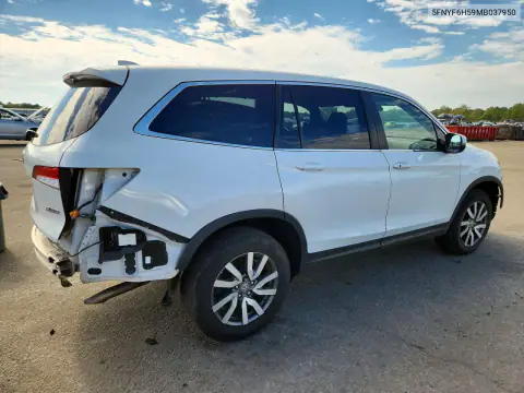 5FNYF6H59MB037950 — 2021 Honda Pilot, zdjęcie 3 z Copart 16.10.2026, Tył