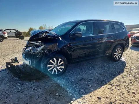 5FNYF6H52MB054458 — 2021 Honda Pilot, Bok, zdjęć przed naprawą