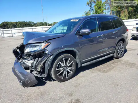 5FNYF6H61MB053147 — 2021 Honda Pilot, Przód, zdjęć przed naprawą