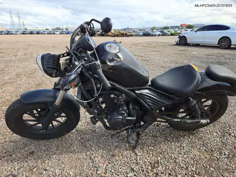 MLHPC5609J5101839 — 2018 Honda Rebel, photo 3 from Copart, Mechanical damage