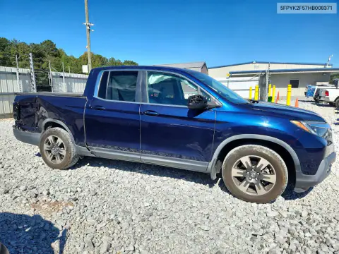 5FPYK2F57HB008371 — 2017 Honda Ridgeline, фото 4 с аукциона Copart, ЗАДНЯЯ ЧАСТЬ