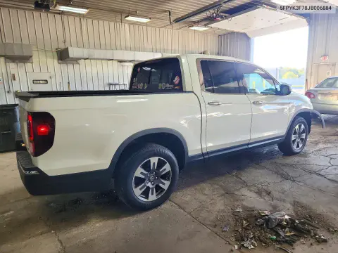 2018 Honda Ridgeline Rtl VIN 5FPYK3F78JB006884 фото 3