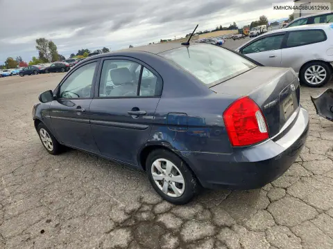 2011 Hyundai Accent Gls VIN KMHCN4AC8BU612906 фото 2