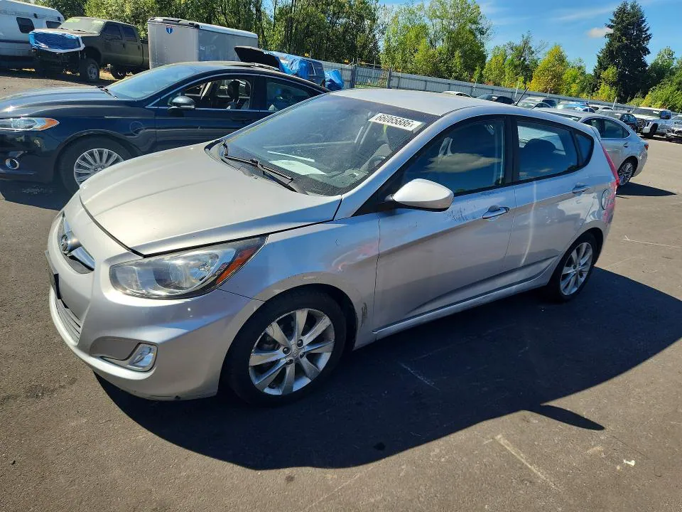 2012 HYUNDAI ACCENT VIN KMHCU5AEXCU053659 фото 1